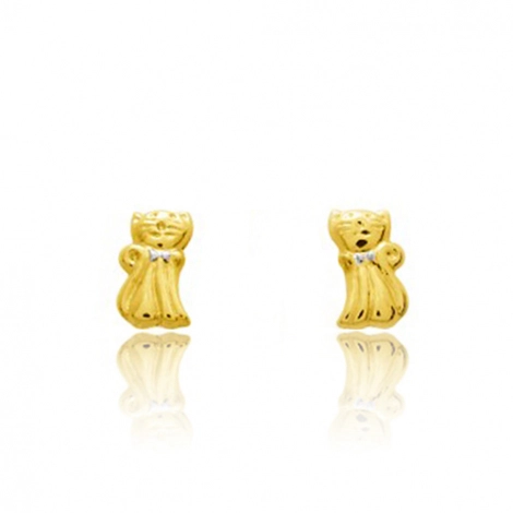 Boucles d'oreilles or