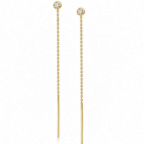 Boucles d'oreilles pendante Diamant  � combiner