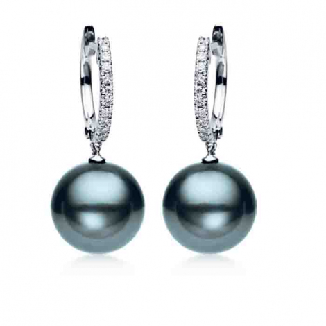 Boucles d'oreilles Perle de tahiti