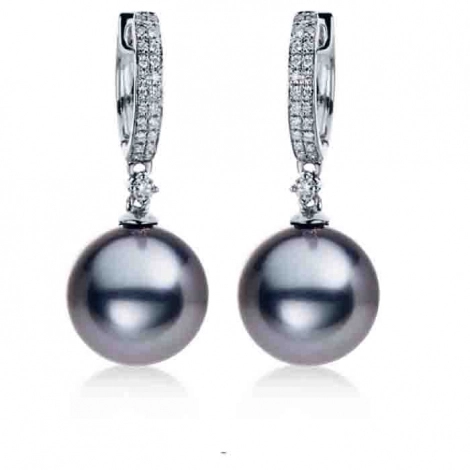 Boucles d'oreilles Perle de tahiti