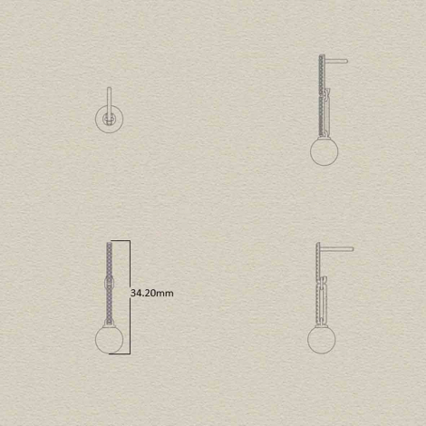 Boucles d'oreilles perles Akoya et Diamants