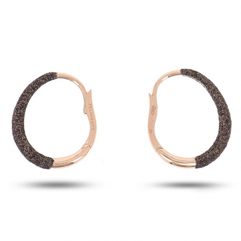 Boucles d'oreilles Pesavento Polvere di Sogni Rose et Bronze