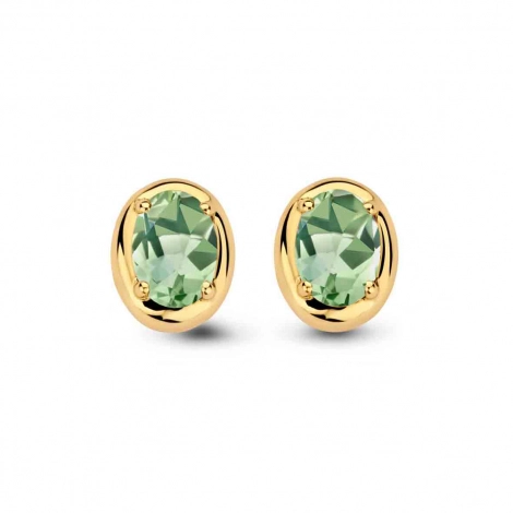 Boucles d'oreilles prasiolite One More