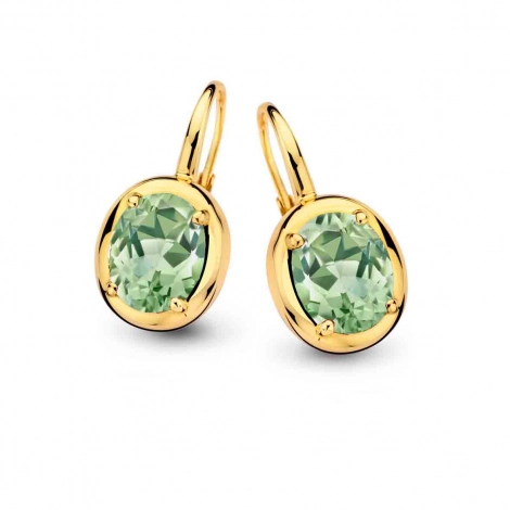 Boucles d'oreilles prasiolite- One More