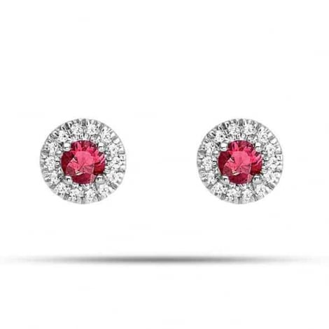 Boucles d'oreilles rubis diamant Serena - 2.2096.R1