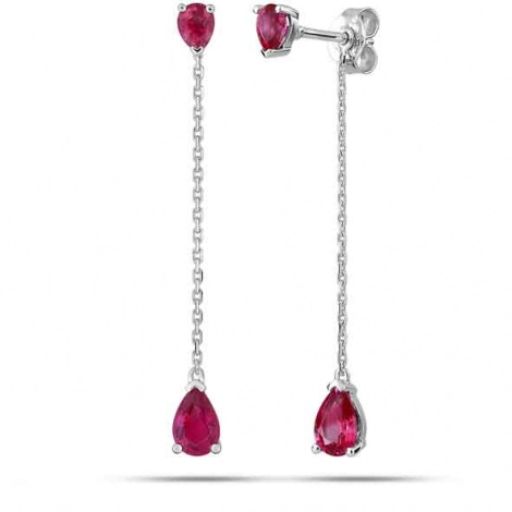Boucles d'Oreilles Rubis