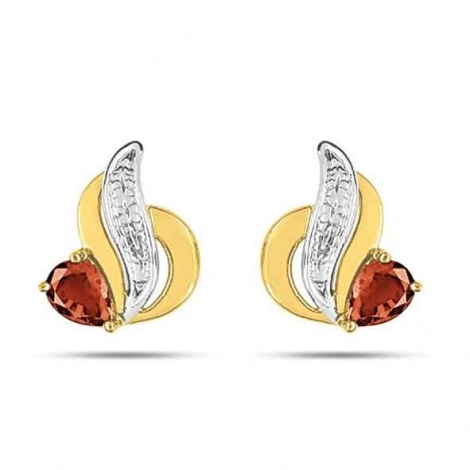 Boucles d'Oreilles Rubis