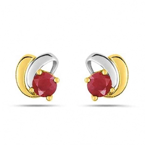 Boucles d'Oreilles Rubis