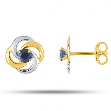 Boucles d'oreilles Saphir 
