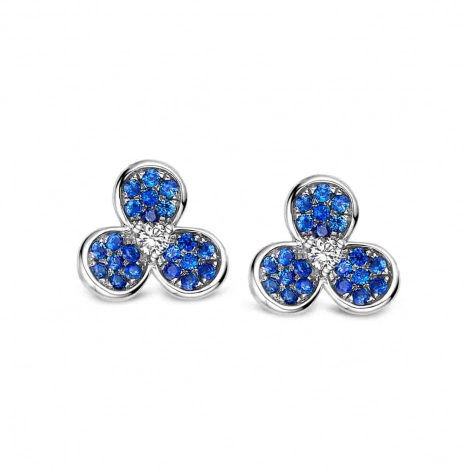 Boucles d'oreilles Saphir