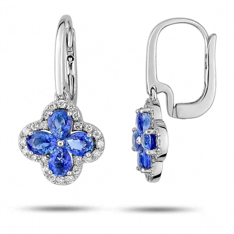 Boucles d'oreilles Saphir 