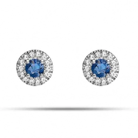 Boucles d'oreilles Saphir 