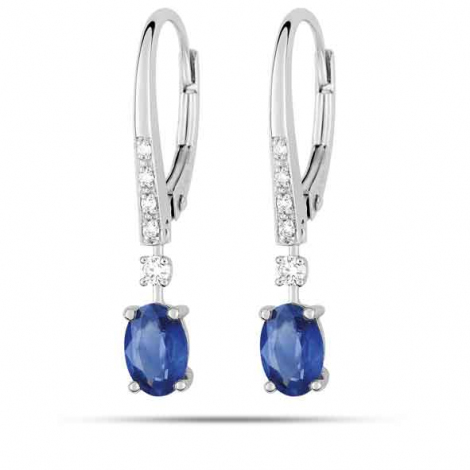 Boucles d'oreilles Saphir