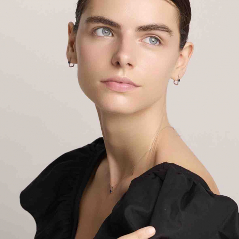 Boucles d'oreilles Saphir et Diamants