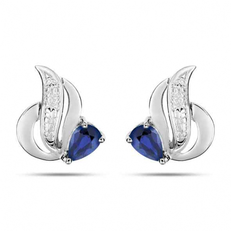 Boucles d'Oreilles Saphir