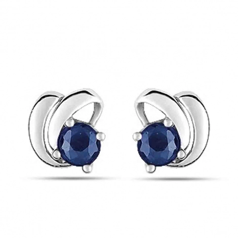 Boucles d'Oreilles Saphir