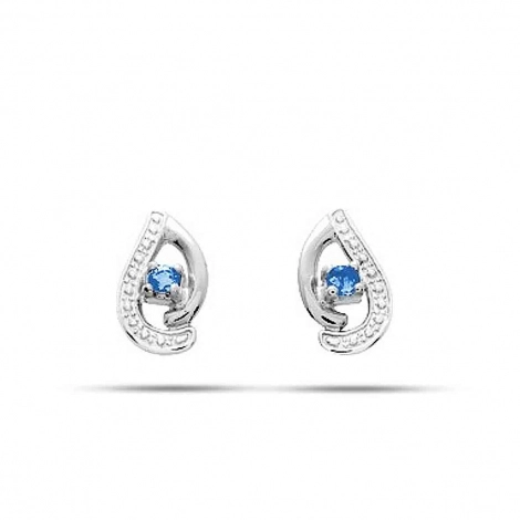 Boucles d'Oreilles Saphir
