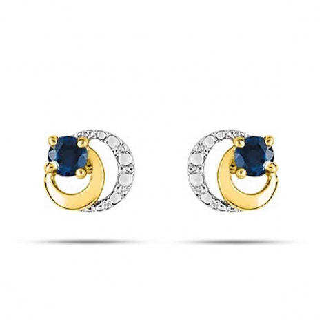 Boucles d'Oreilles Saphir
