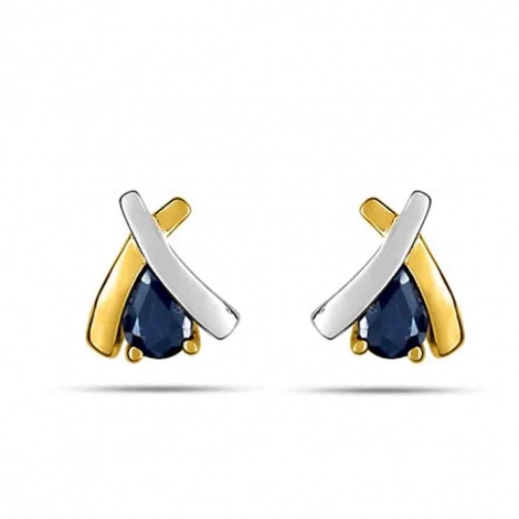 Boucles d'Oreilles Saphir