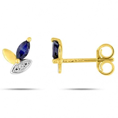 Boucles d'Oreilles Saphir