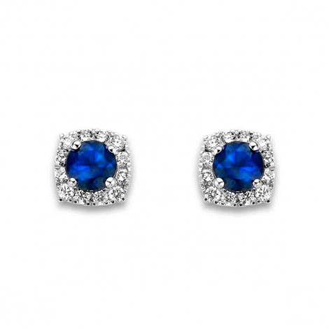 Boucles d'Oreilles Saphirs