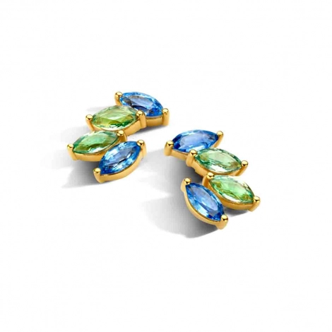 Boucles d'oreilles saphirs 