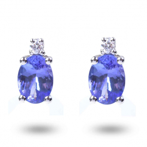 Boucles D'oreilles Tanzanite