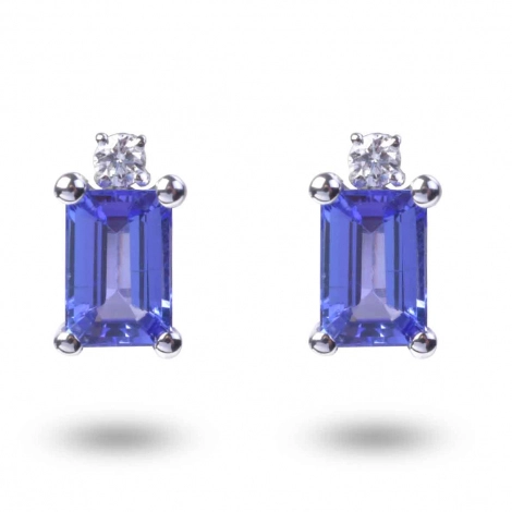 Boucles D'oreilles Tanzanite