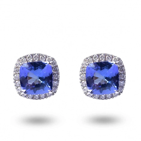 Boucles D'oreilles Tanzanite