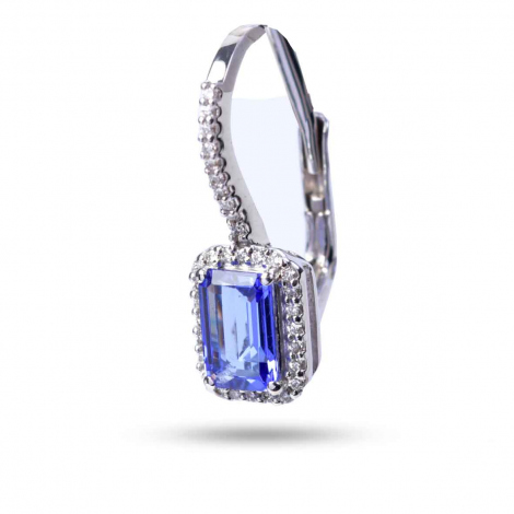 Boucles D'oreilles Tanzanite