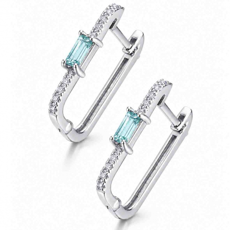 Boucles d'oreilles Topaze et Diamants � combiner