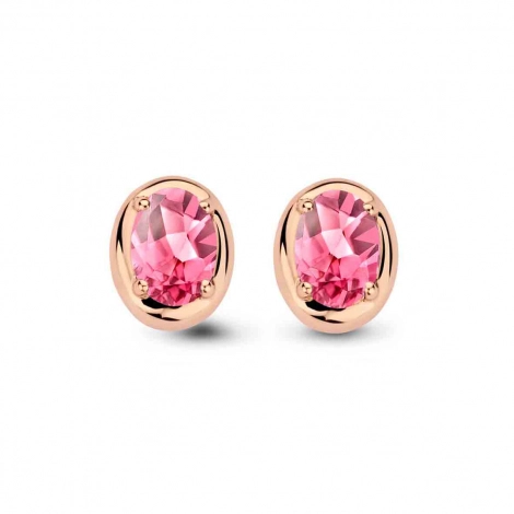 Boucles d'oreilles Tourmaline Rose - One More