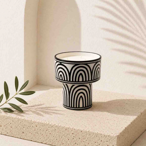 Bougie Parfumée Coupe Atlas Noir