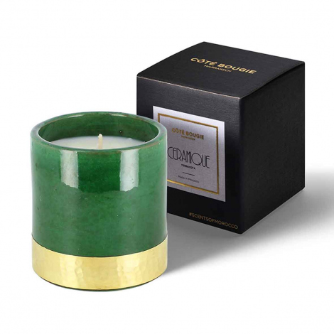 Bougie Parfume Green - Fleur d'oranger - Gold S -