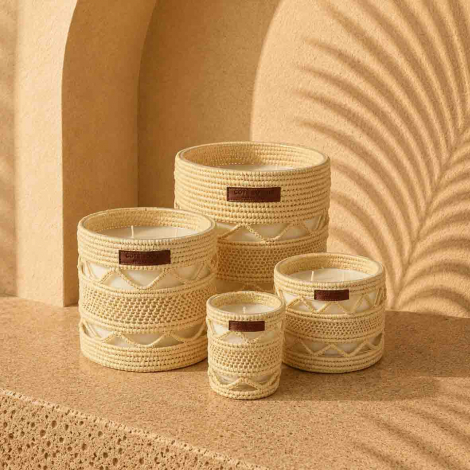Bougie Parfumée Raphia Dina L -