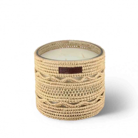 Bougie Parfume Raphia - Mandarine- Dina M -
