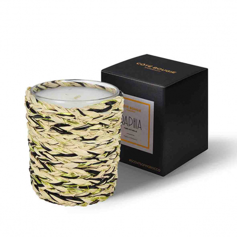 Bougie Parfumée Raphia - Place des épices - Sara S -