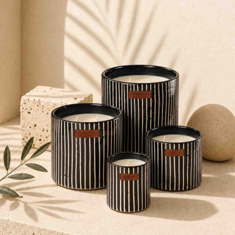 Bougie Parfumée Zébré - Mandarine Majorelle - S -