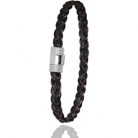Bracelet Albanu lphant tress en platine