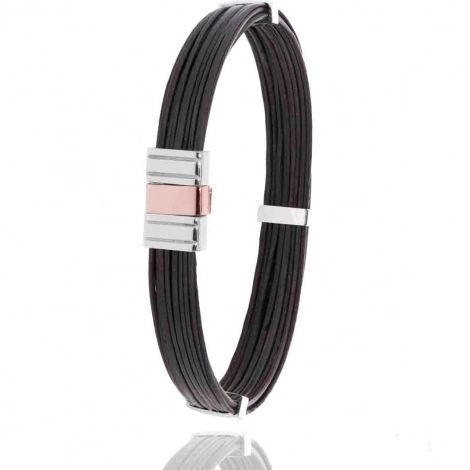 Bracelet Albanu poils d'lphant fermoir 2 ors