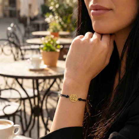 Bracelet cordon arbre de vie 