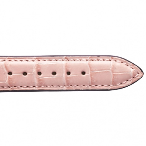 Bracelet Montre Crocodile Mat Rose