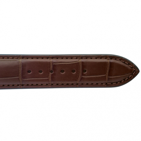 Bracelet Montre Crocodile Mat Gold