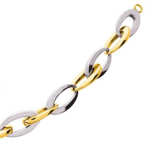 Bracelet deux ors 