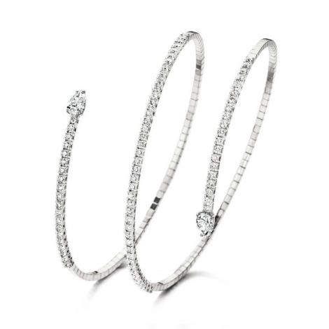 Bracelet diamant 2.15 ct G-VS en Or Blanc - Rava - 055813-A
