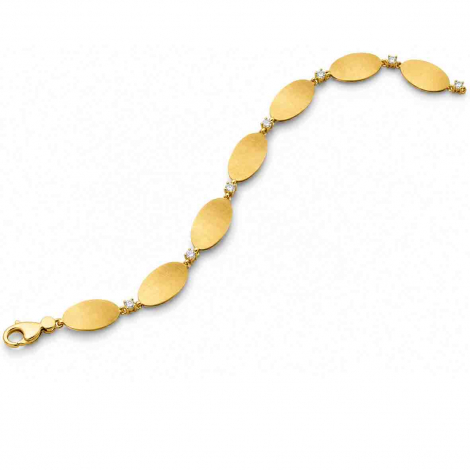 Bracelet motifs or et  Diamants