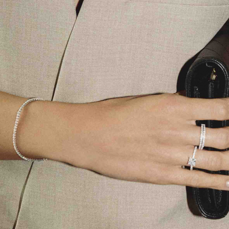 Bracelet en argent et oxydes - Naiomy