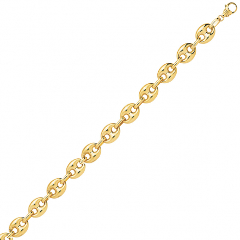 Bracelet en or 9 carats Grain de Caf 5 mm