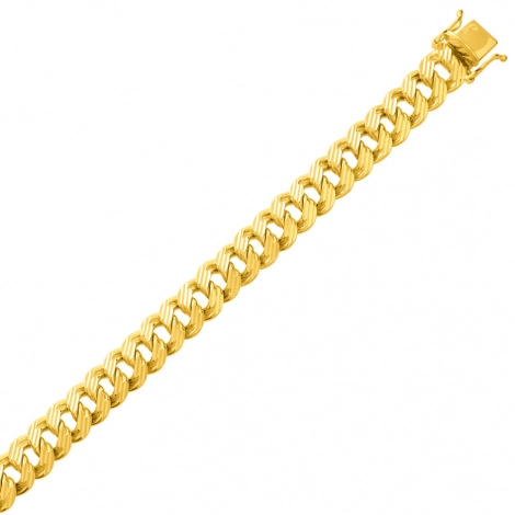 Bracelet en or maille Gourmette 7mm