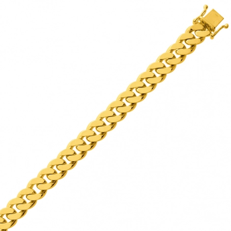 Bracelet en or maille Gourmette 7mm